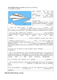 Une Histoire Dans Un Avion L Education Francaise Passe Compose Grammaire Francaise