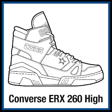 4.6 out of 5 stars 677. Converse Erx 260 Sneaker Coloring Pages By Kicksart