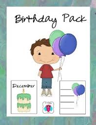 Boys Birthday Chart Pack
