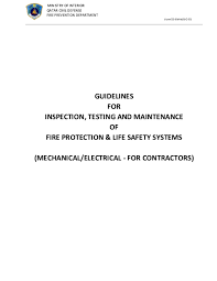 Fire extinguisher inspection tag pdf; Pdf Ministry Of Interior Qatar Civil Defense Fire Prevention Department Guidelines For Inspection Testing And Maintenance Of Fire Protection Life Safety Systems Mechanical Electrical For Contractors Asa Dfcds Academia Edu