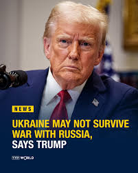 Ukraine may not survive the war with Russia, Donald Trump has said before  the talks between Kyiv and Washington.