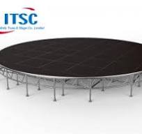 12m Max. Dia Semi half circle stage kit for circus arena,12m ...