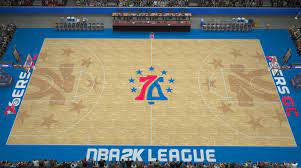Nba live perhaps revealed the court design in a trailer before philadelphia magazine could officially unveil. Check Out The 76ers Gaming Club S Digital Court And Uniforms Crossing Broad