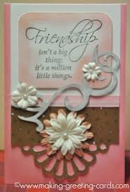 Get well cards are often written in a large format from a group of people. Pink Color Friendship Greeting Card
