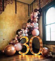 Rose Gold 30th Birthday Decorations For Her This Baby Shower Backdrop Is Just Fab Theeventcollectivex 30th Birthday Decorations Pink Birthday Party Decorations Gold Birthday Decorations