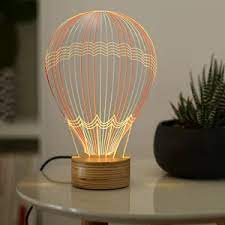 Le Flesselles Hot Air Balloon 27 5 Lighted Art Glass Novelty Light Hot Air Balloon Nursery Hot Air Balloon Decorations Air Balloon