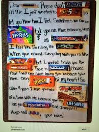 Get his heart racing with stylish threads, gourmet food, gadgets. Anniversary Teenage Boyfriend Gifts Christmas Presents For Boyfriend Candy Poster