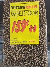 bricomarche arrivage de cloture ganivelle au facebook