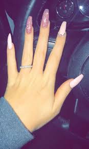 Glitter Long Acrylic Nails Coffin Nail And Manicure Trends There are 3,875 clear acrylic nails for sale on etsy, and they cost $10.06 on average.