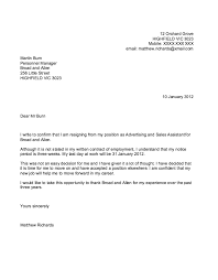Sample Of Resignation Letter Resumesdesign Resignation Letter Sample Letter Template Word Resignation Letter