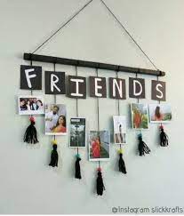 27 Adorable Diy Christmas Gifts For Besties Raising Teens Today Diy Wall Decor For Bedroom Wood Wall Art Diy Photo Wall Hanging