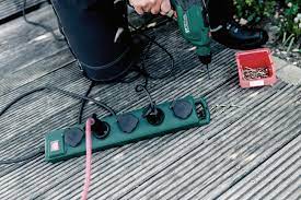 Steckdosenleiste garten und ökostecker auf blauem hintergrund. Super Solid Sl 554 De Ip54 Garten Steckdosenverteiler 5 Fach 5m H07rn F 3g1 5 Brennenstuhl