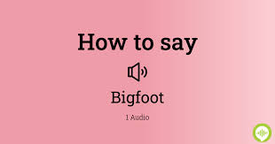 (m) means that a noun is masculine. How To Pronounce Bigfoot In German Howtopronounce Com
