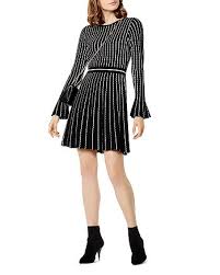 Instructions for how to sew this easy stretch fit and flare dress. Karen Millen Striped Knit Fit And Flare Dress Bloomingdale S