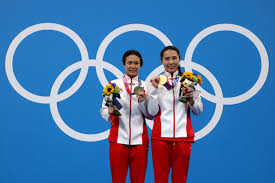 All eyes will be pinned on the youngster. Shi Tingmao And Wang Han Of China Win 3m Springboard Diving Gold