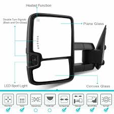 Always consult your owner's manual for towing instructions. Towing Mirrors For 03 06 Chevy Silverado Tahoe Suburban Avalanche Gmc Sierra Yukon Yitamotor
