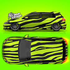 volksawgen golf mk7 by yagodesign toxic zebra 2019 yago design automotive design zebra design