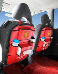 Manchester United Seatback Organizer Manchester United Manchester United Merchandise Seat Belt Pads