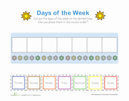 Everyone S Wished That Saturday Would Come Right After Monday At Least Calendar Skills Science Kindergarten Worksheets Kindergarten Worksheets Free Printables