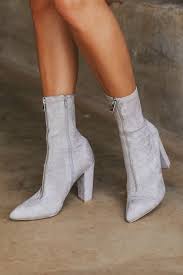 Billini Odelia Boot Light Grey Suede Boots Buy Womens Shoes Suede Heels