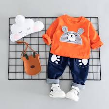 Roni Autumn 1 3 Years Old Boy 100 Cotton Clothes Suit Girl