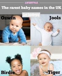 The Rarest Baby Names In The Uk Rare Baby Names Rare Baby Girl Names Baby Names