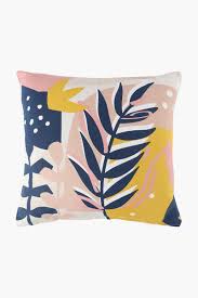 Printed Palm Abstract Scatter Cushion 50x50cm Shop New In Home D In 2020 Scatter Cushions Cushions Prints