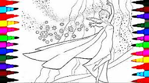 Online coloring pages for kids and parents. Disney Frozen Princess Best Learning Coloring Book Pages For Children Learning Rainbow Colors Youtube