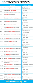 Mixed Tenses Exercises With Answers Examplanning In 2020 Tenses Exercises English Grammar Exercises English Tenses Exercises
