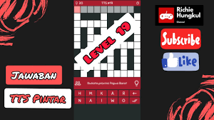 Nah itulah semua kunci jawaban terlengkap game tts jenius 2020 dari level 101 sampai dengan level 160. Jawaban Tts Pintar Level 19 Youtube