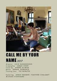 Call Me By Your Name Movie Poster Movie Prints Your Name Movie Movie Posters Minimalist