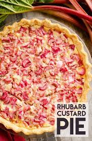 Rhubarb Custard Pie Is A Decadent Dessert Recipe Perfect For A Sweet Summer Treat A Flaky Pi Rhubarb Custard Pies Rhubarb And Custard Rhubarb Desserts Recipes