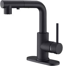 4.7 out of 5 stars 4,757. Buy Crea Sink Faucet Black Kitchen Faucets With Pull Down Sprayer Bathroom Sink Faucets Mini Bar Prep Faucet With Magnetic Docking Single Handle 3 Or 1 Hole Kitchen Utility Faucet Laundry Outdoor