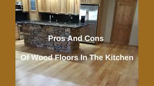 wood floors in the kitchen pros and