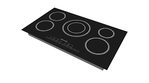 kitchenaid 36' induction cooktop 3d