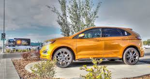 2015 Electric Spice Ford Edge Awd Ecoboost Book Your Free Test Drive Ford Ford Edge Driving Test