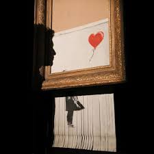 As the art picture came out through its frame into shreds, the audience stood in bewilderment immediately. In Rehearsals It Worked Every Time New Banksy Video Shows How His Sensational Sotheby S Stunt Was Supposed To Work
