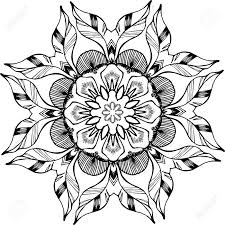 Flower of life tattoo vorlage. An Illustration Of A Black And White Mandala Cosmic Flower Of Royalty Free Cliparts Vectors And Stock Illustration Image 97466877