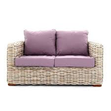 Sectional, modular sofas available in black, brown and grey. 2 Seater Garden Sofa Poole Outdoor Rattan Range Rattan And Teak