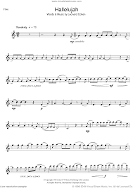 Wainwright Hallelujah Sheet Music For Flute Solo Pdf Hallelujah Sheet Music Piano Songs Sheet Music Sheet Music