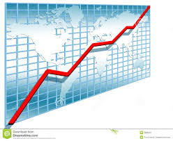 3d Line Chart Stock Illustration Illustration Of Accounting