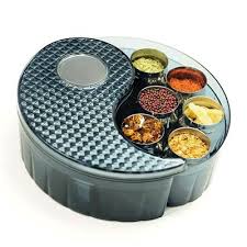 Yin Yang Storage Bin Set Blue Gitadini Indian Kitchen Kitchen Decor Items Food 52