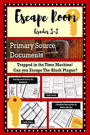 Primary Source Middle Ages Escape Room The Black Plague Primary Sources Middle School History Primary Sources Lesson