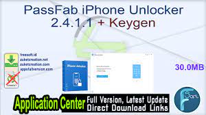 · first of all, download this tool from our given. Passfab Iphone Unlocker 2 4 1 1 Keygen Free Download