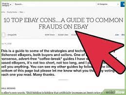 How To Avoid Getting Scammed On Ebay (With Pictures) - Wikihow
