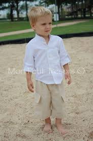 Boys Linen Shirt And Shorts Set Sizes 7 To 14 Years Ring Bearer Outfit For Beach Wedding B Boys Linen Shirt Beach Wedding Attire Lace Beach Wedding Dress