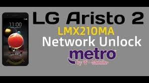 · from the application list, tap device unlock. Lg Aristo 2 Metro Pcs Lmx210ma Network Unlock By Ministry Of Solutions