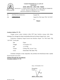 Surat undangan adalah surat yang banyak digunakan oleh instansi maupun keperluan lain. Undangan Pertemuan Wali Santri