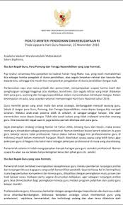 Majlis amanat menteri pendidikan malaysia 2019. Pidato Mendikbud Dalam Rangka Hari Guru Nasional 25 November 2020 Sch Paperplane