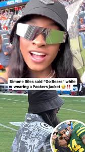 #SimoneBiles is supporting her husband, #JonathanOwens, who was previously 